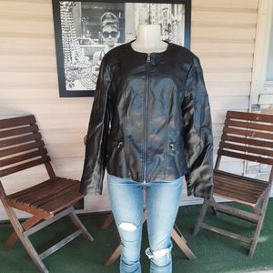 Women's Roz & Ali Black Jacket Size Xlarge